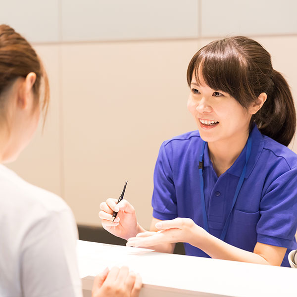 入館・チェックイン 手続き